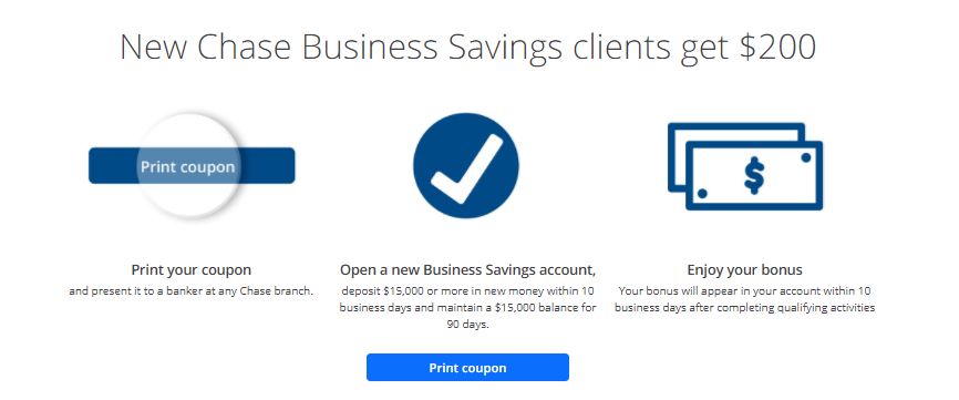Chase $200 Savings Bonus